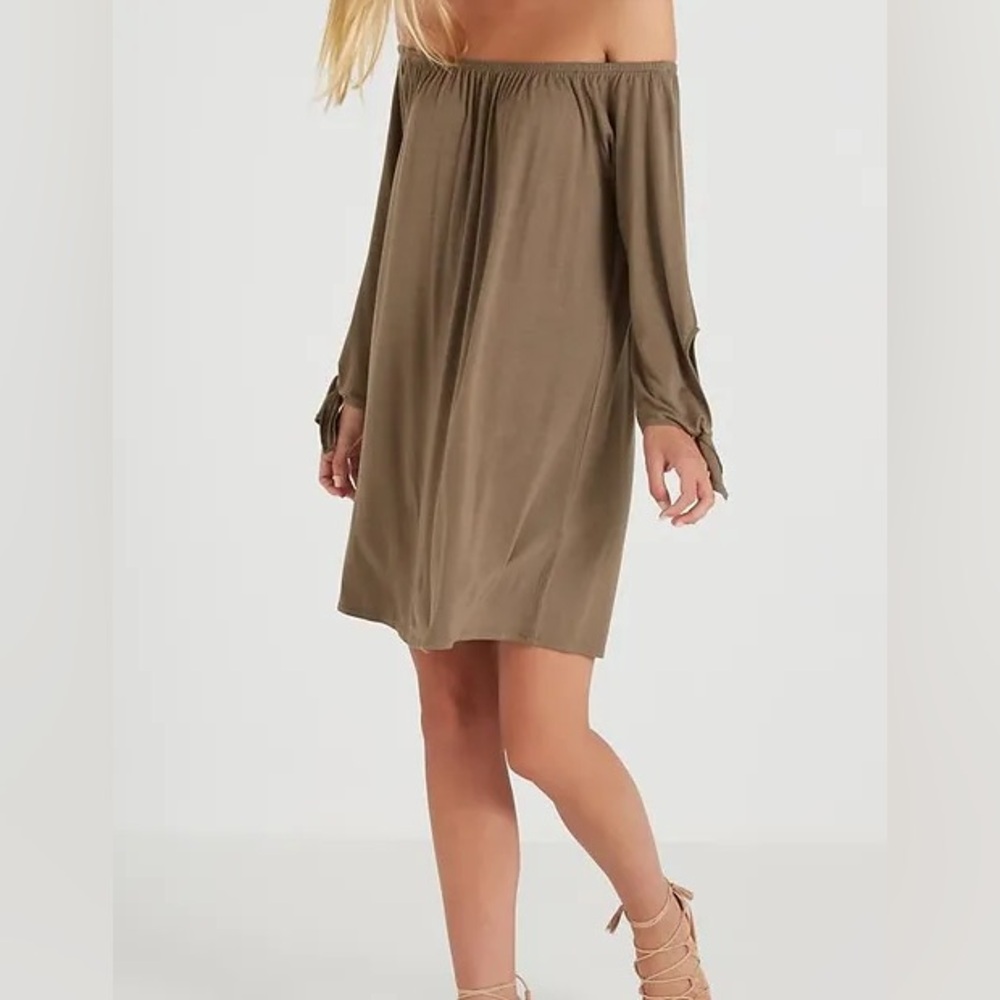 Off-the-shoulder dress